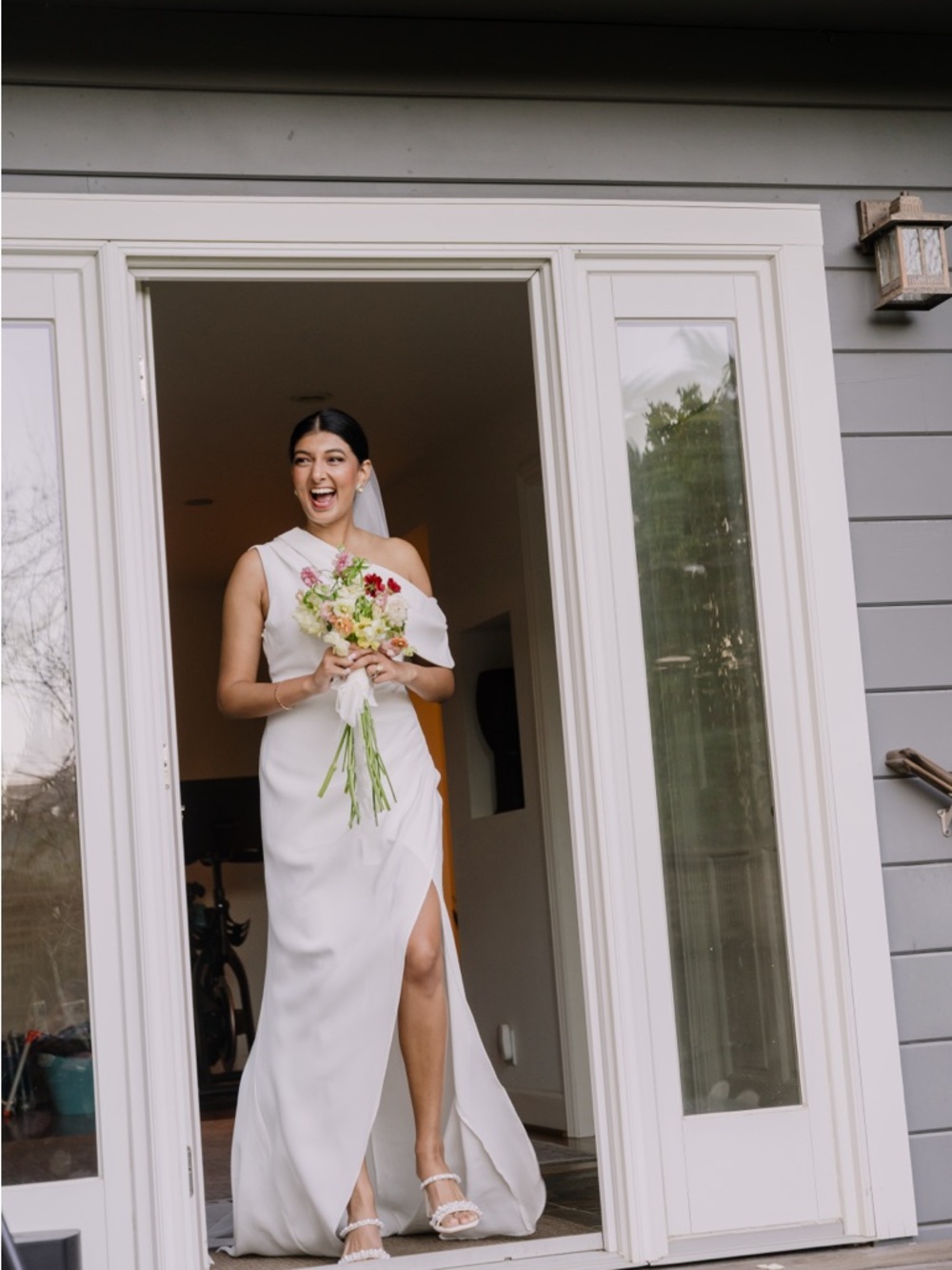 Elliatt Ivory One-Shoulder Isadora Gown - Picture 5 of 5